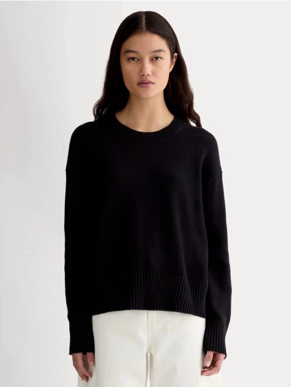 Everlane The Boxy Sweater 100% Organic Cotton Size XS NWOT